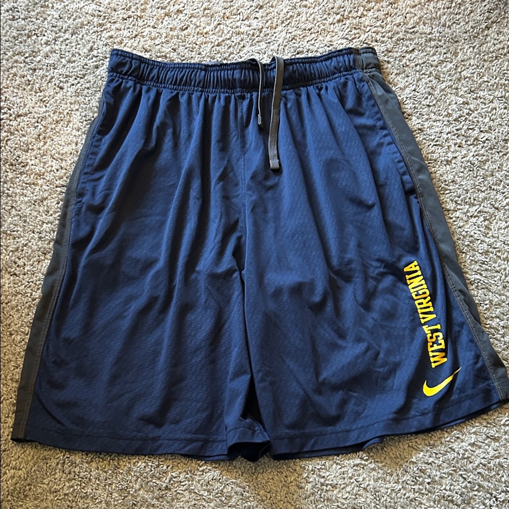 Nike Men's Navy Blue DriFit Athletic Shorts